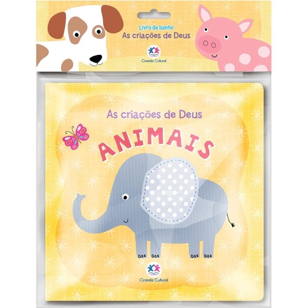 Livro de Banho - Animais - As Criações de Deus