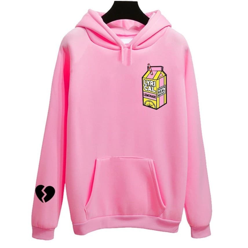 Moletom Canguru Rosa Amarelo Lil Xan Xanarchy Lyrical Lemonade. -MAYYN.