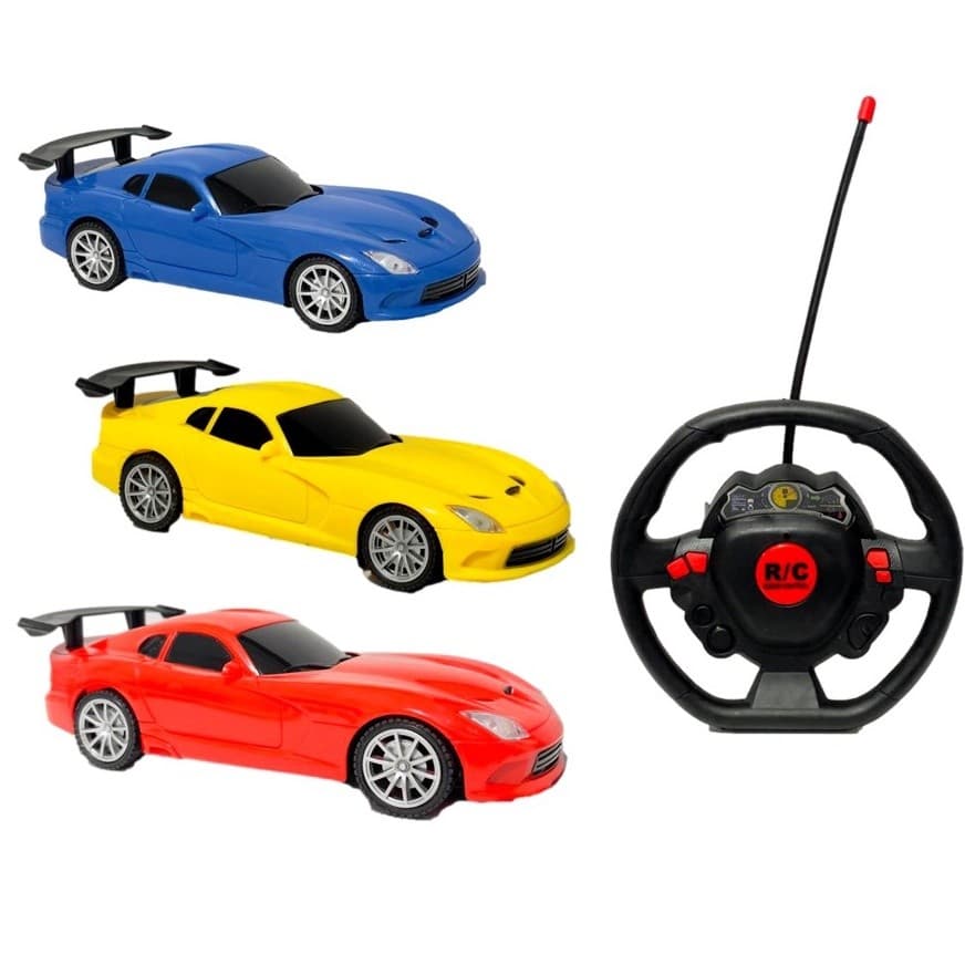 Carrinho De Controle Remoto Com Controle Volante Super Carro