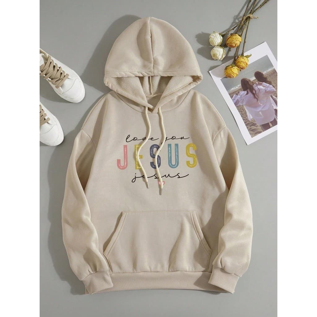 Moletom Feminino Blusa De Frio Estampado Jesus Cristã  Agasalho Flanelado Premium