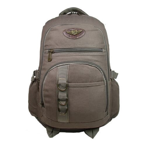 Mochila Mochilão de Lona Grande Reforçada Fundo Expansivo Viagem Trabalho Estudante