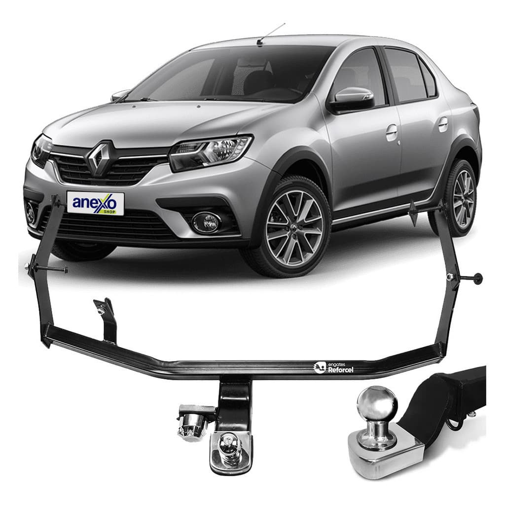 Rabicho Renault Logan 2013 A 2024 Engate Tração 500kg Produto de Qualidade