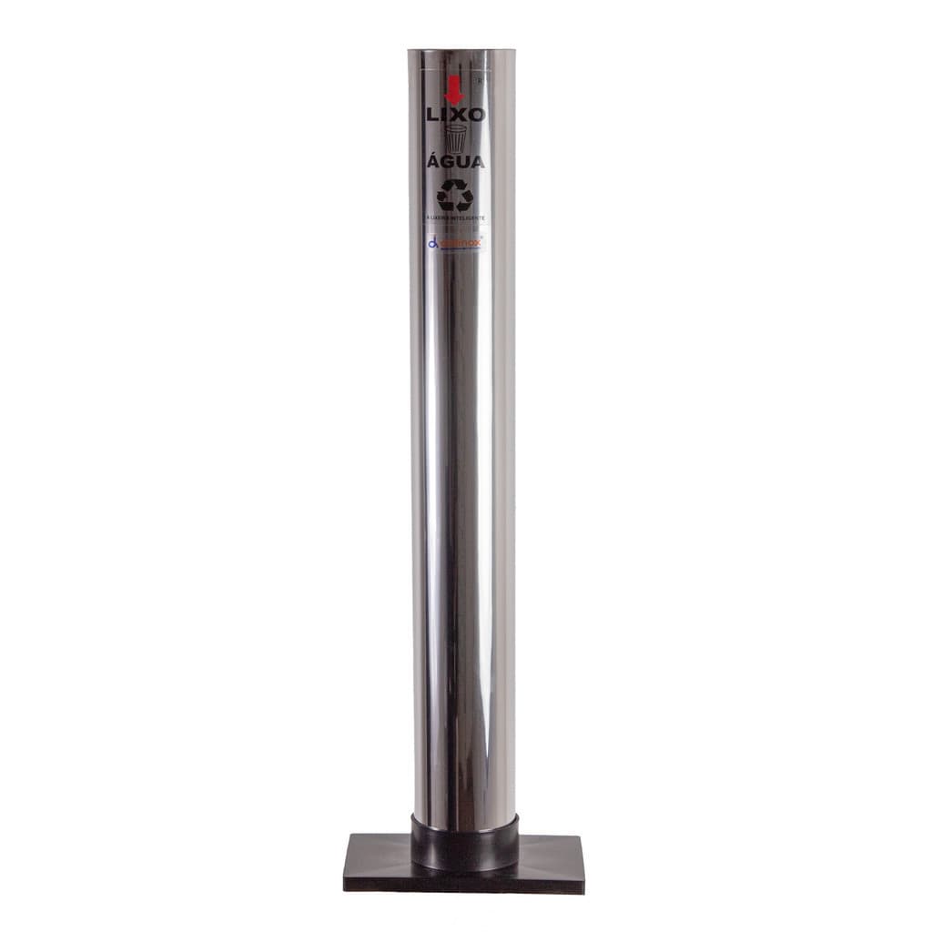 Coletor Lixeira Copo Descartável Individual Inox para Empresas Igreja Hospital