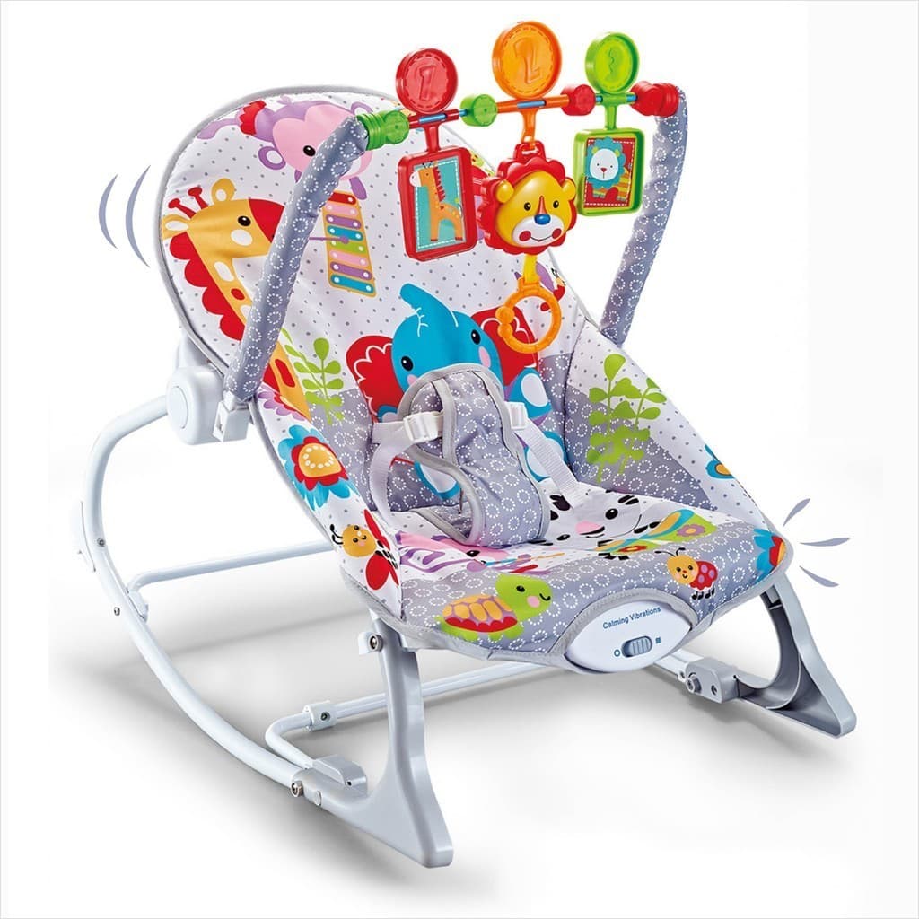 Cadeirinha Balanço Infantil com Melodia e Entretenimento Vibração Relaxante para Crianças