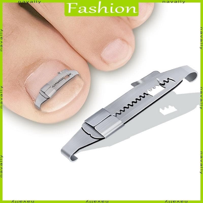 nava Aço Carbono Ferramenta Pedicure Unha Encravada Clip Correção Alisamento