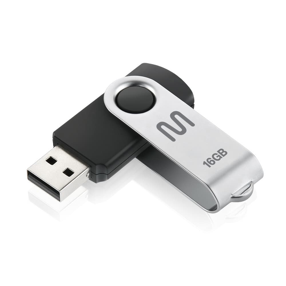 Pen Drive Twist 16GB USB Leitura 10MB/s e Gravação 3MB/s Preto Multilaser - PD588OUT [Remanufaturado com garantia]