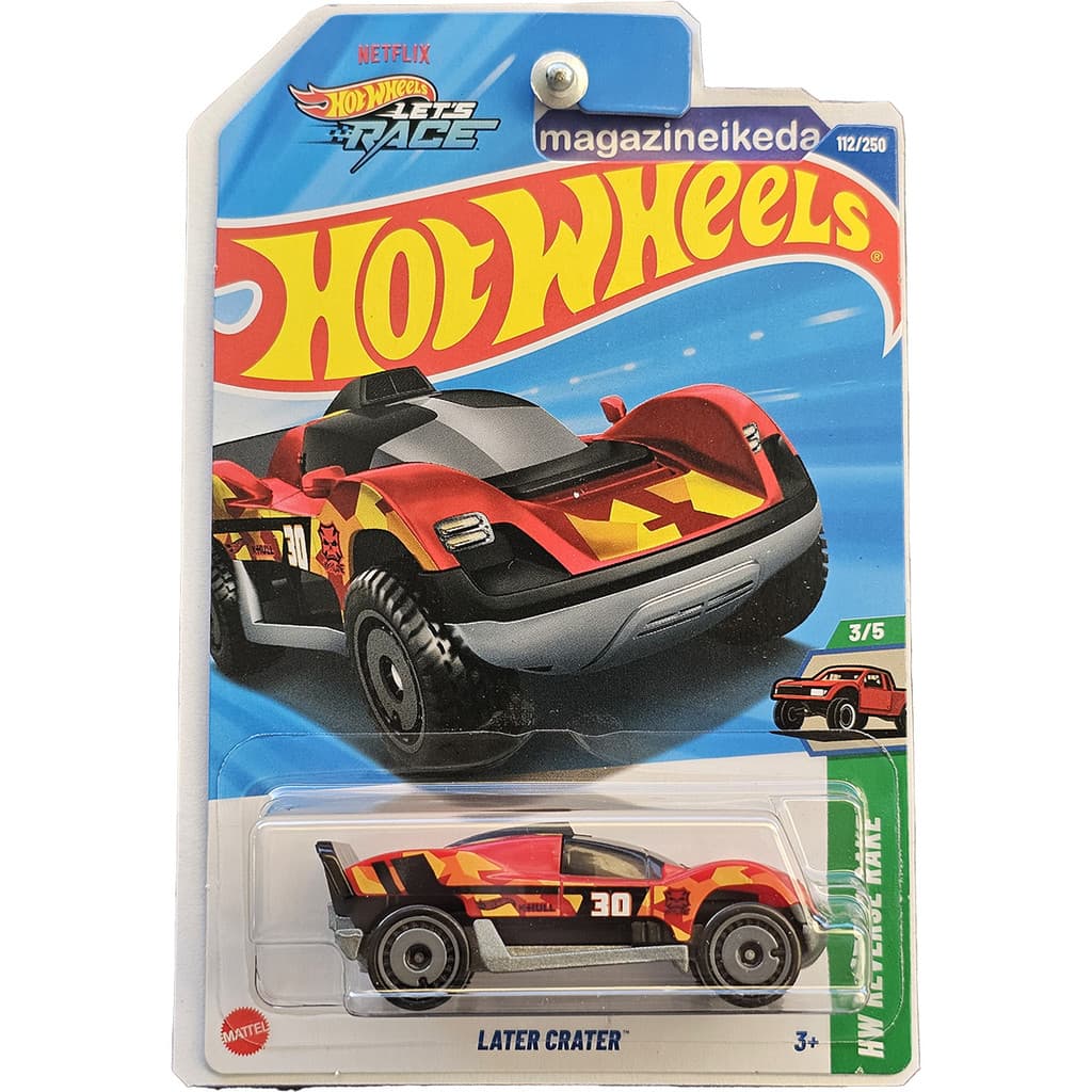 Carro Hot Wheels LATER CRATER HYY55 Vermelho HW REVERSE RAKE
