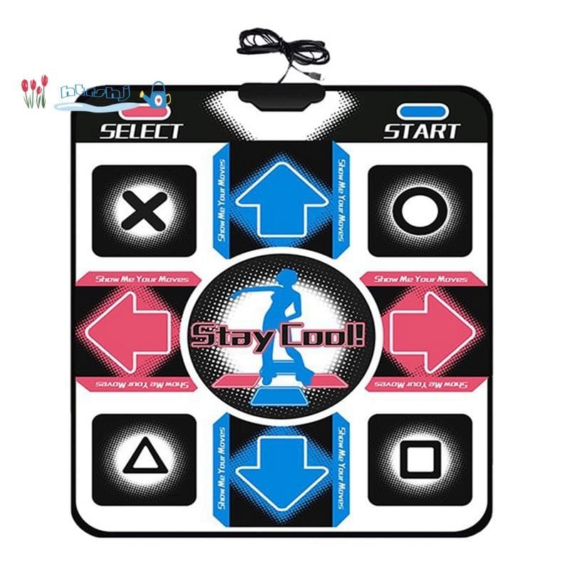 Tapetes De Dança Com Fio USB 11 Teclas Jogo Almofada De Passo HD Cobertor De Dançarino Estampa De Pé