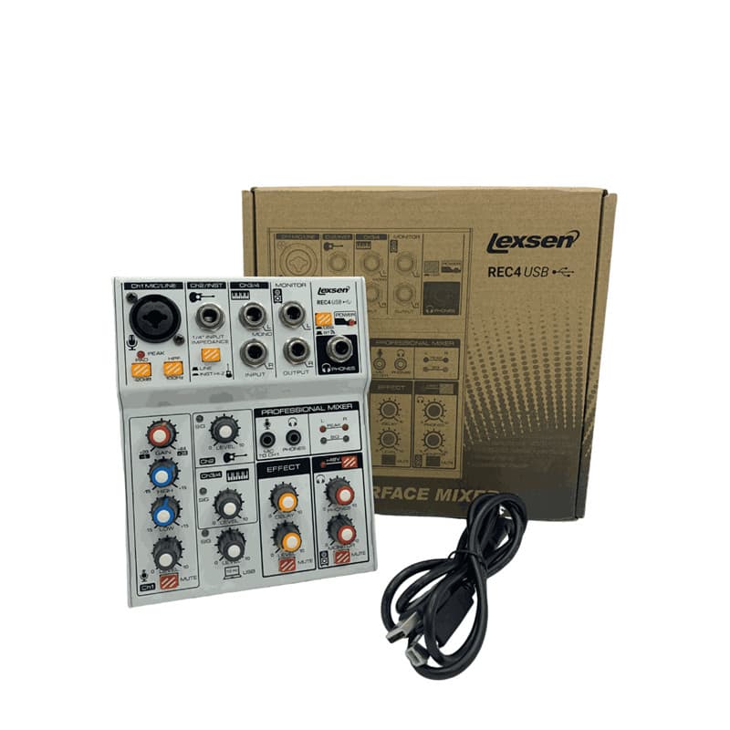 MESA LEXSEN REC4 4 CANAIS EFEITOS INTERFACE