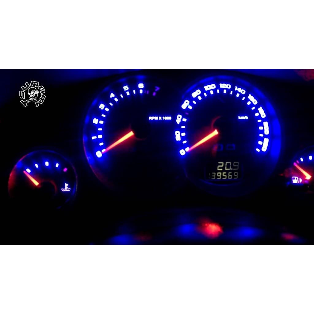 Led Painel+ Ar Condicionado Corsa Classic T5  7 Lâmpadas