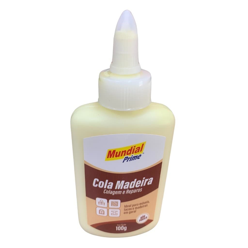 Cola Madeira PVA Colagem e Reparos Mundial Prime 100g