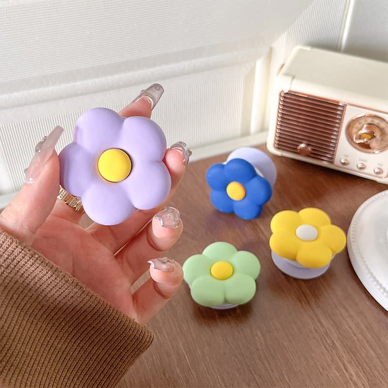 Porta-Anel Universal Coreano Fresh Flower De Dedo Velho Telefone Smartphone Grip