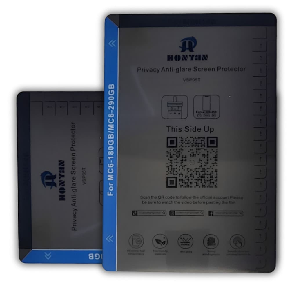 Pacote Película Hidrogel Tpu Matte(AG) Privacidade Privativa 50 Un Honyan P/máquina Corte