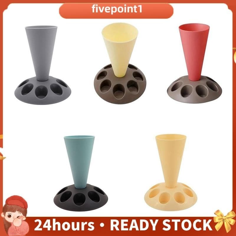 Suporte Para Saco De Pastelaria Decoração De Bolos Com 8 Ranhuras , De Plástico Kit De A