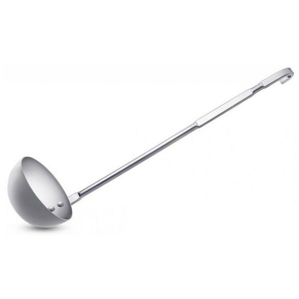Concha Aço inox Para Feijão, Feijoada, Sopas, Talheres Cozinha, Resistente De Alta Qualidade 43cm