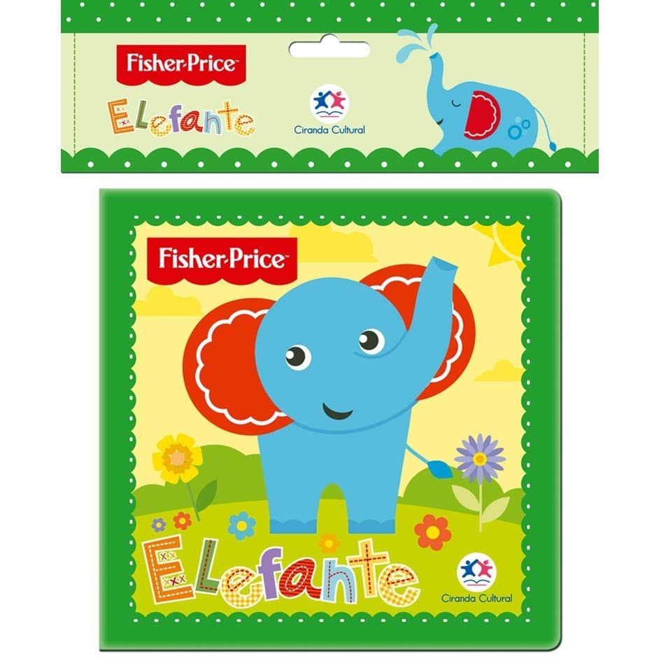 Livro de Banho - Fisher Price - Elefante