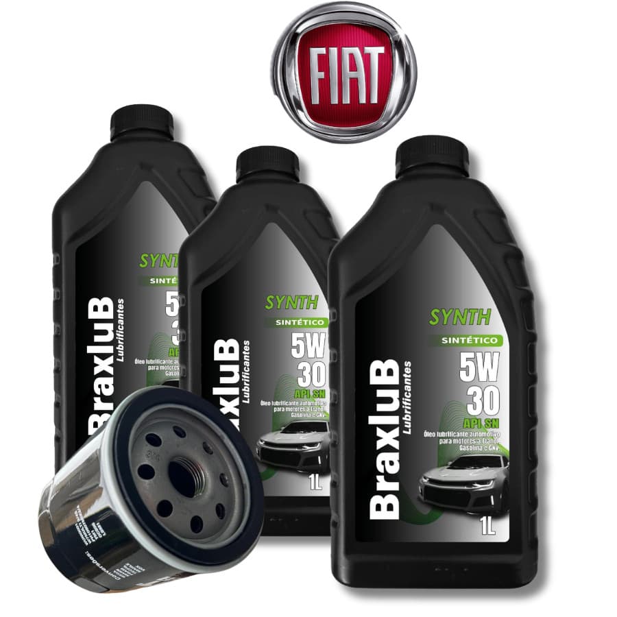 KIT TROCA DE OLEO SINTÉTICO 5W30 + FILTRO (MOTOR FIRE)