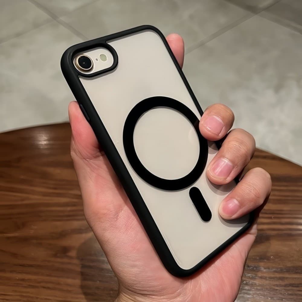 Adequado para iPhone 7 8 Plus SE2 SE3 X XS Max 11 Pro Max Capa de telefone de carregamento sem fio, capa protetora trans