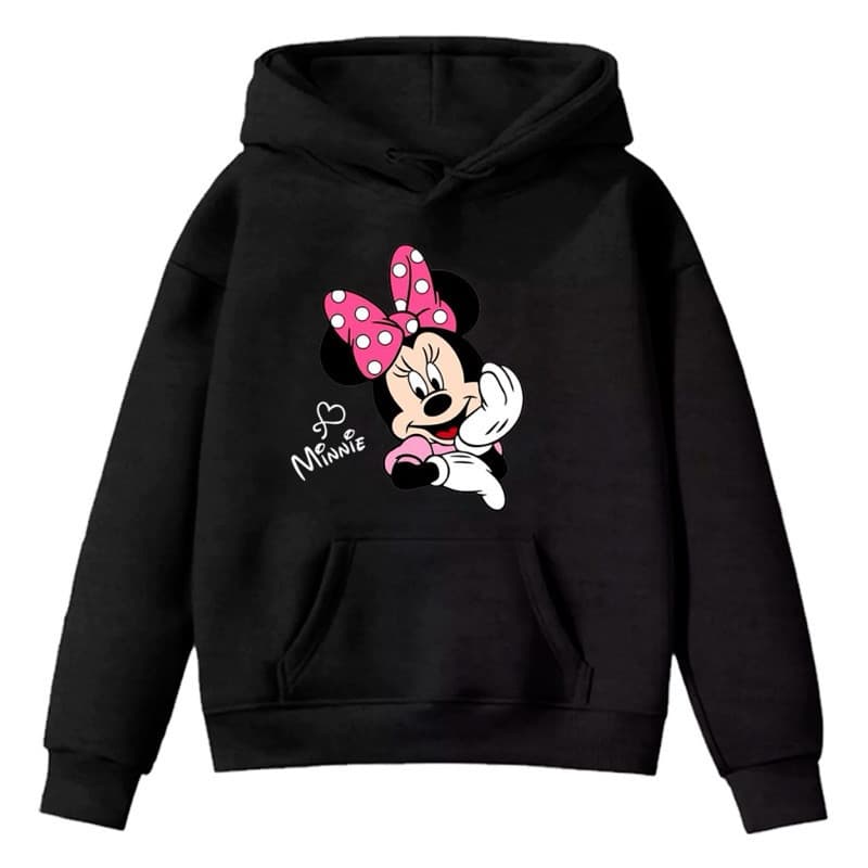 Moletom Canguru Infantil e Juvenil Estampado Minnie Promoção Lançamento