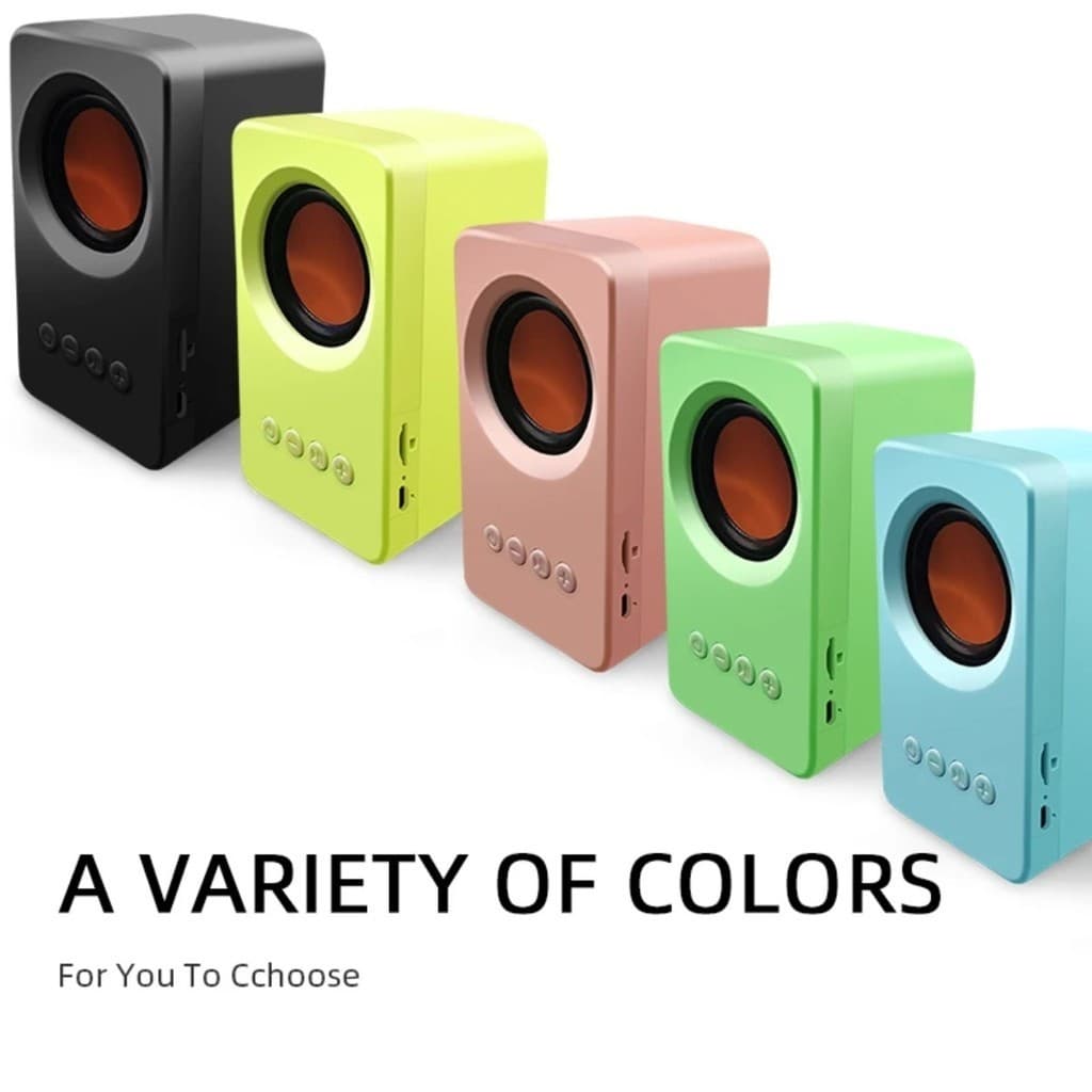 caixa de som bluetooth 5.0 alto-falante som estéreo verdadeiro subwoofer colunas usb mp3 com FM