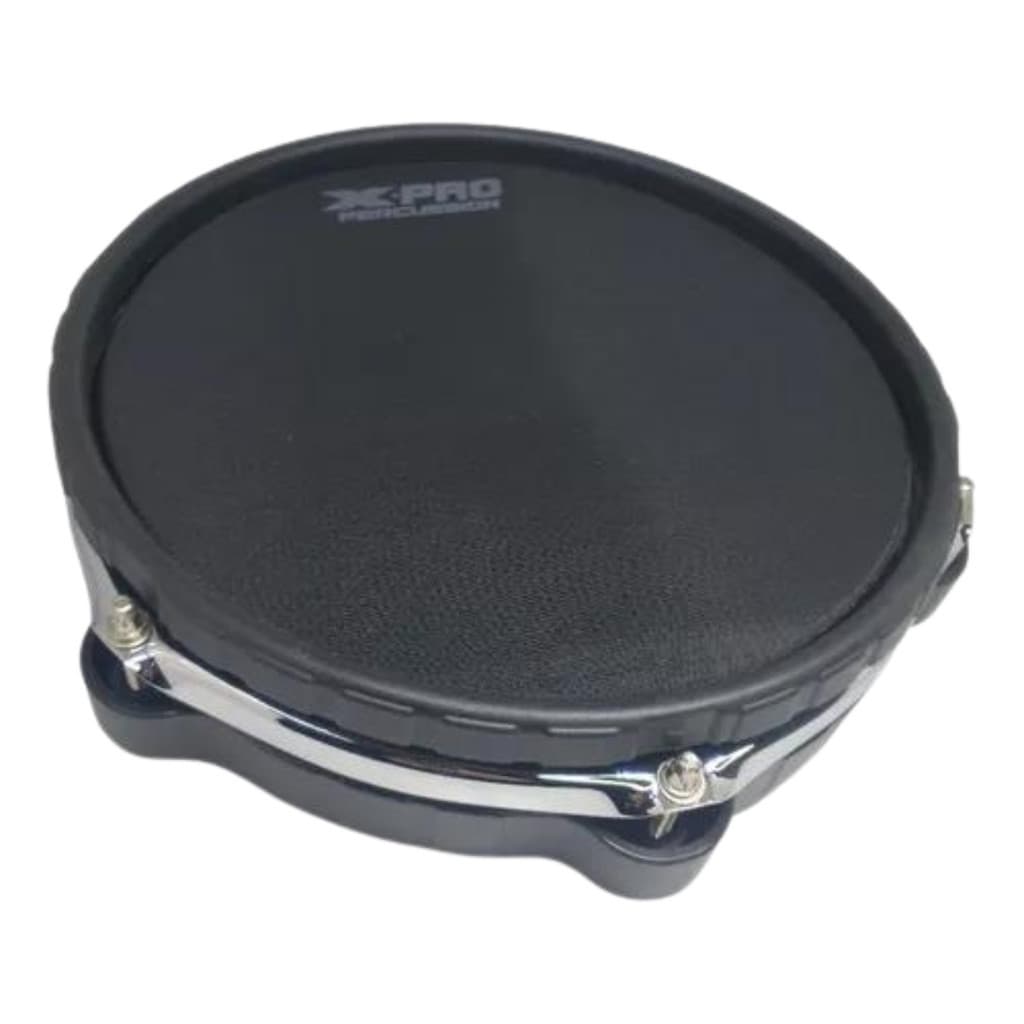 Pad 10" para Bateria Eletrônica Mesh Dual Zone Preto X-Pro