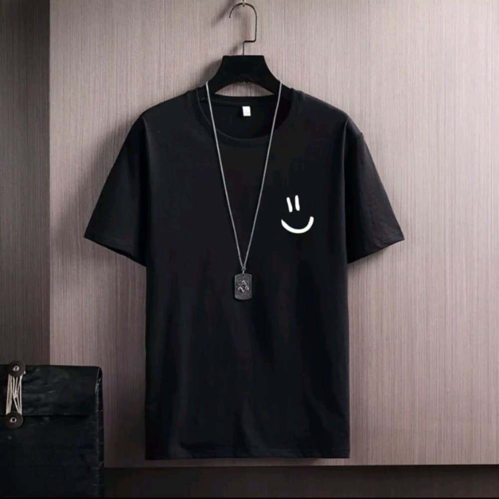 Camisa Camiseta 100% Algodão Emoji Feliz Rapidez No Envio font