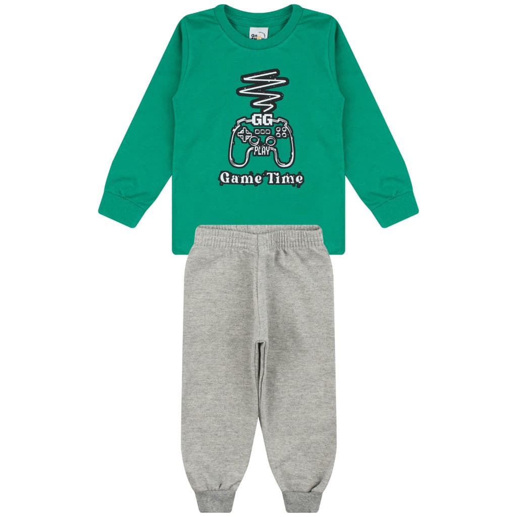Conjunto Infantil Masculino Meia estação Game Time