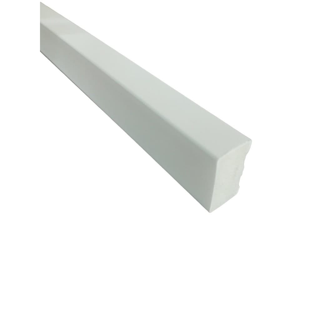 Kit 10un Rodameio Boiserie Moldura Poliest 3cm Liso Barra com 40cm