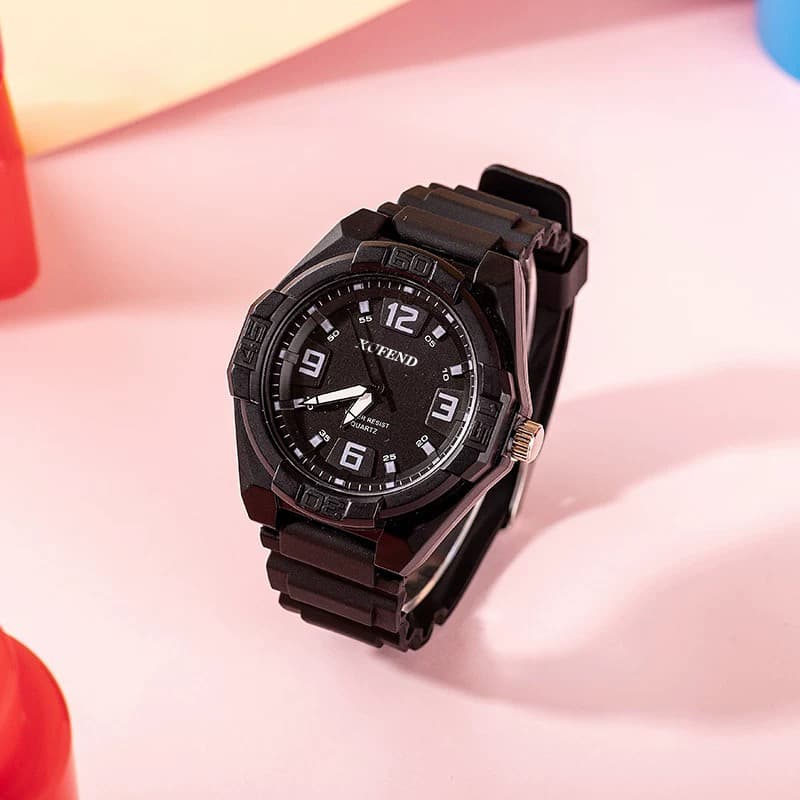 [815] Relógio Xufeng à prova d'agua feminino silicone (N2)