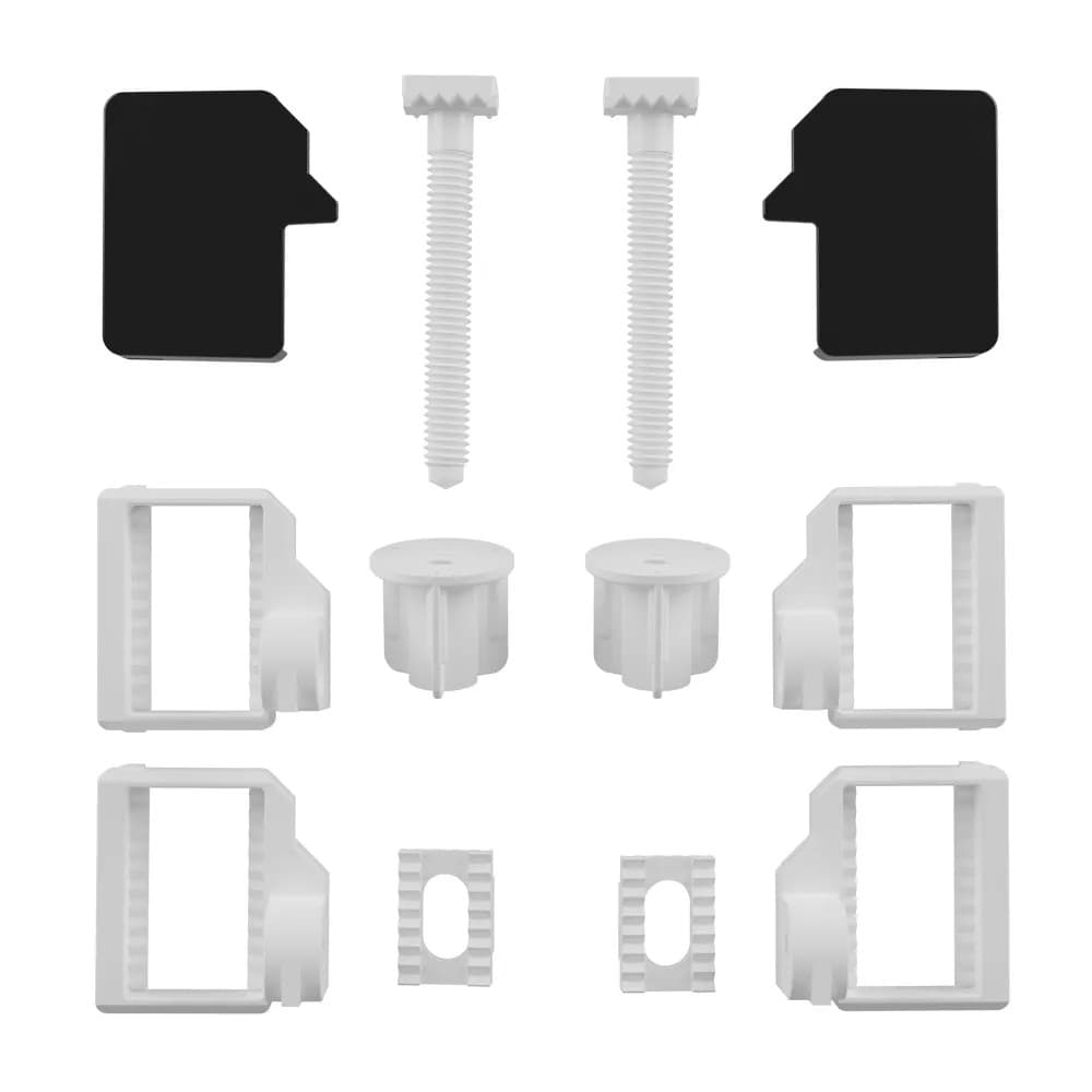 Conjunto De Fixação Para Assentos Almofadados Preto Astra