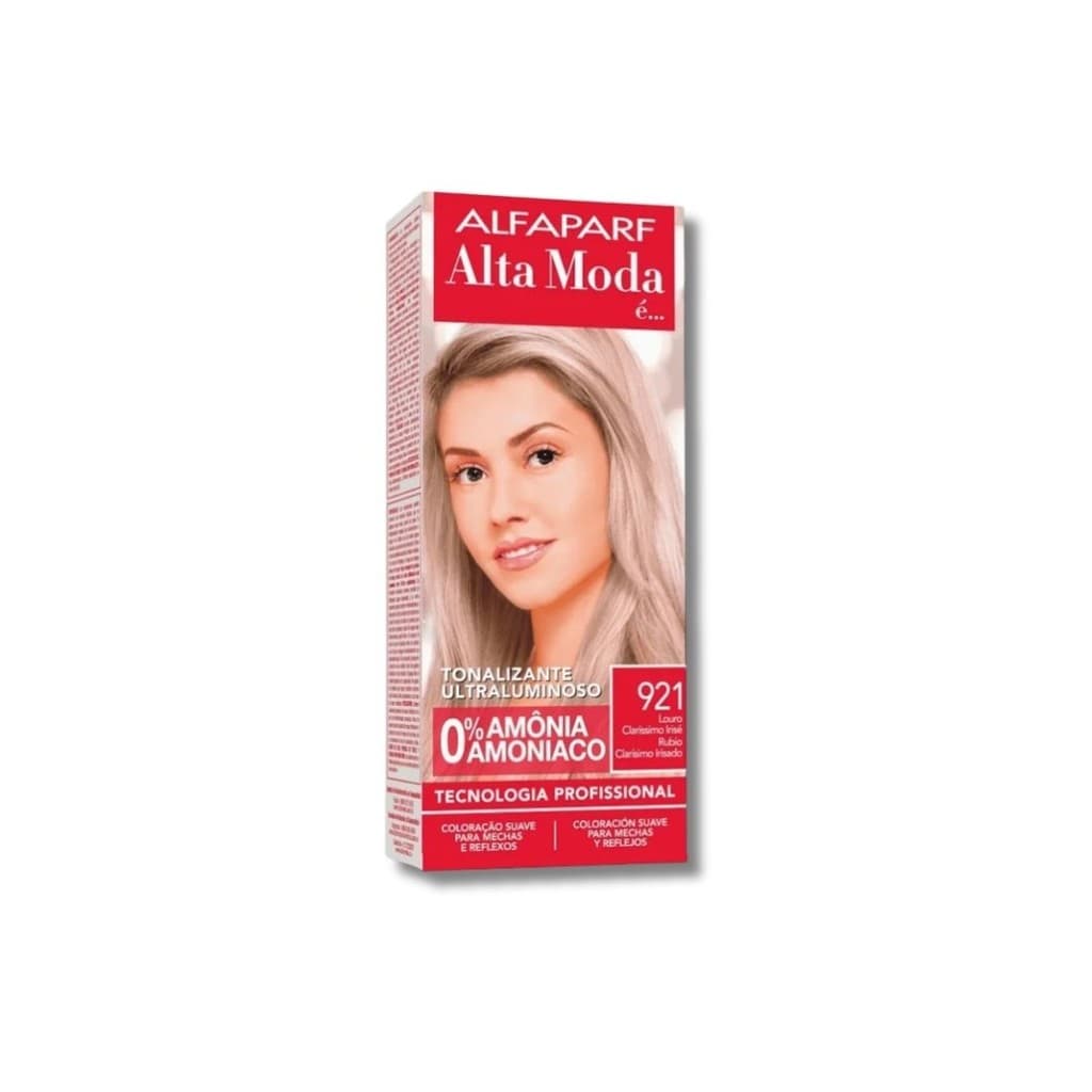 Tonalizante Alfaparf Alta Moda 921 Louro Clarissimo Irise Cinza