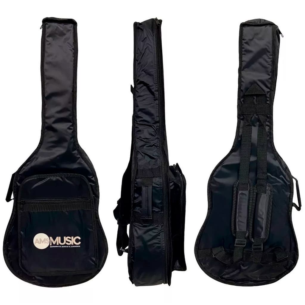 Capa Bag Almofadada Para Violão Cargo Impermeável Ny-70