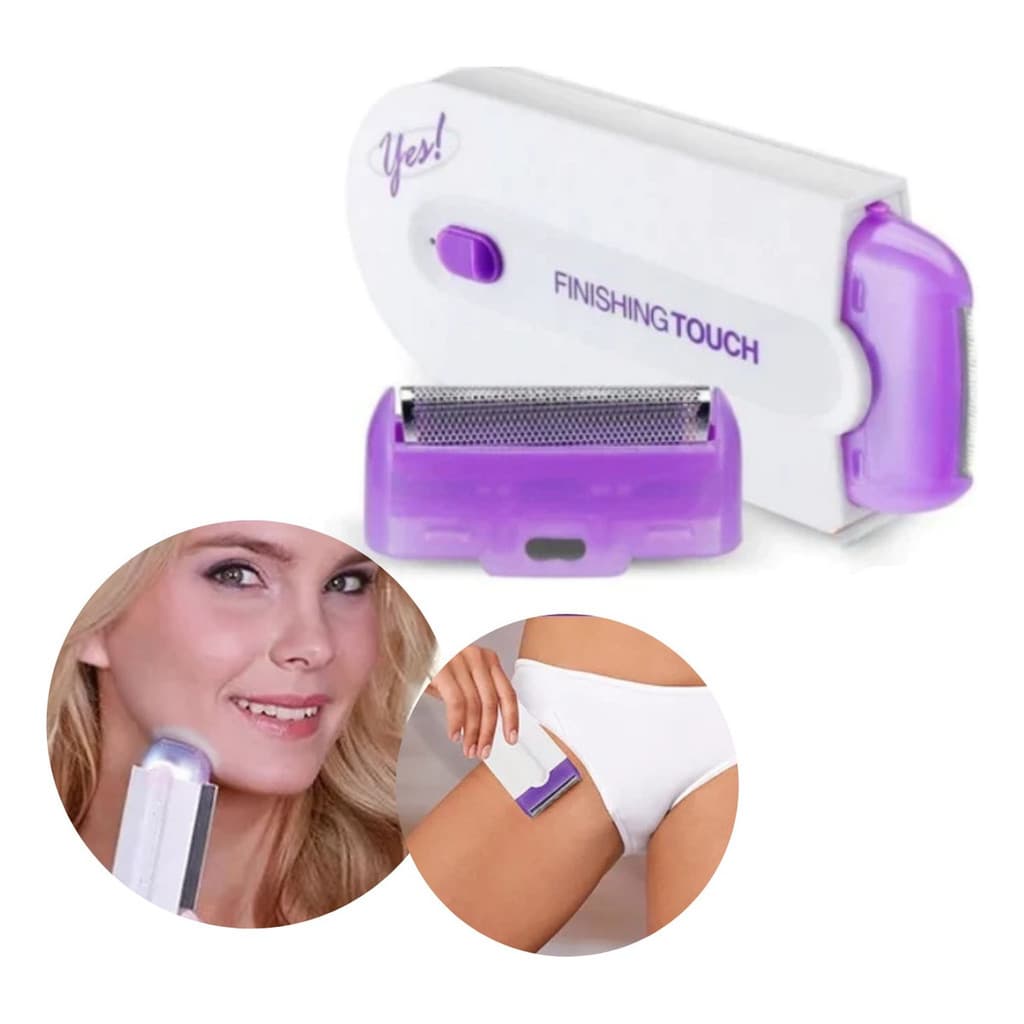 Depilador Elétrico Feminino Recarregável Facial E Corporal