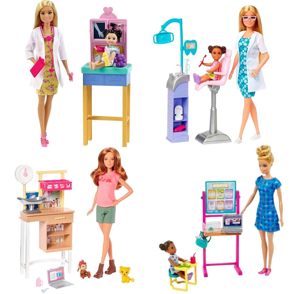 Boneca Barbie Profissões Sortida e Unitária Mattel - DHB63