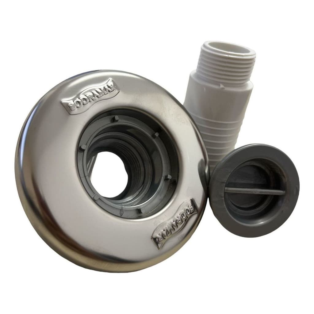1 Dispositivo Aspiração Inox Sodramar 50mm Piscina Alvenaria