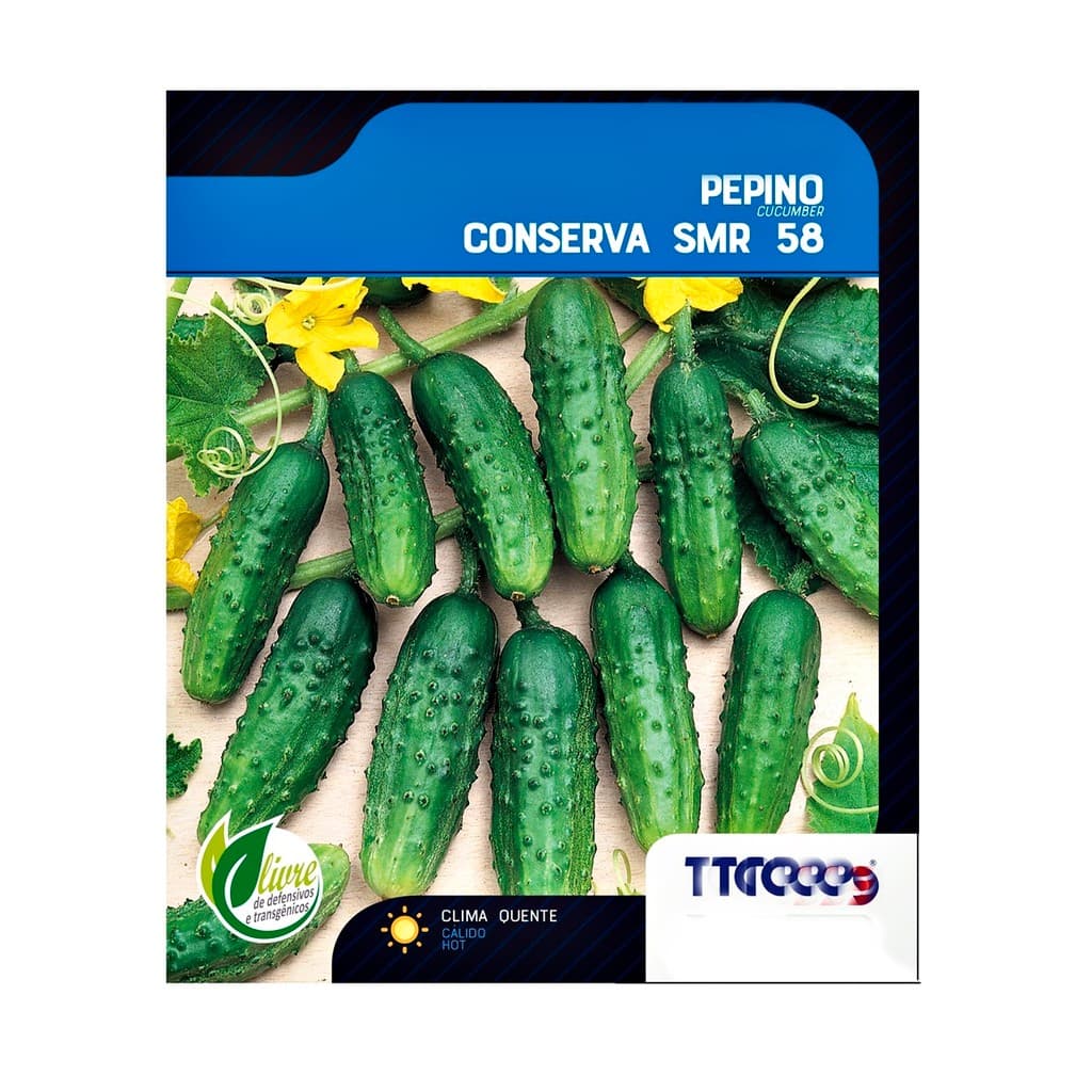 400 Sementes De Pepino Conserva Smr 58