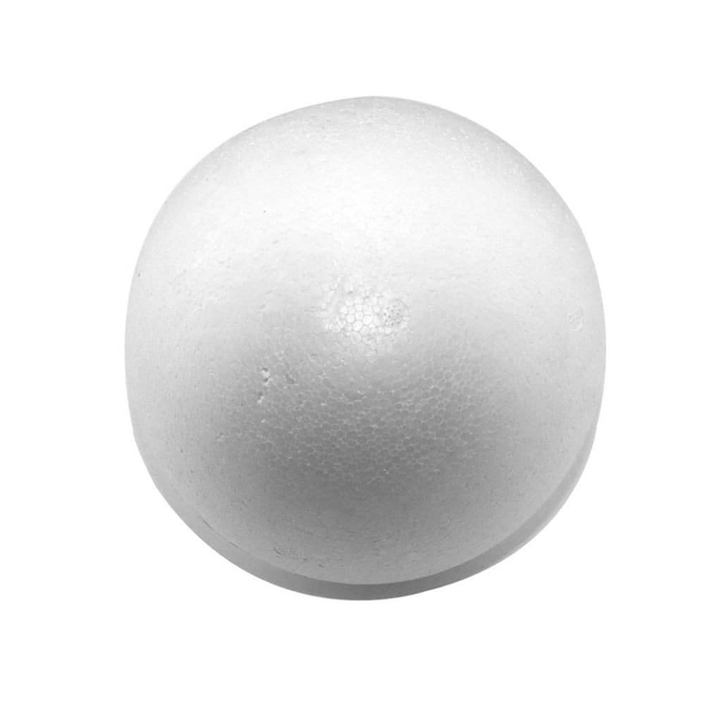 Bola Isopor 100mm Maciça Branca Styro Form