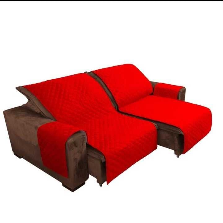 Protetor de Sofá Retratil 2 Módulos Matelado Várias Cores 100% Poliéster  1,80 × 2,40
