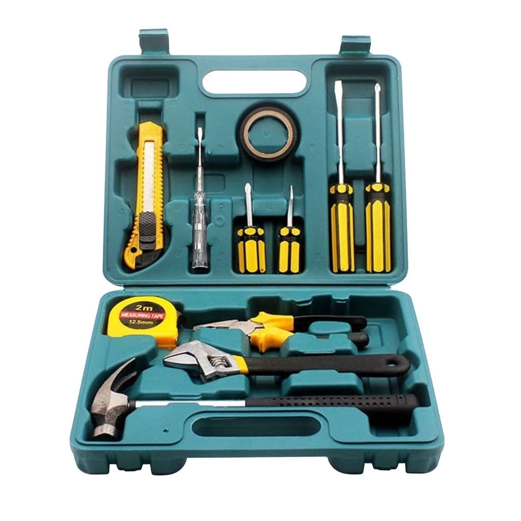 Kit jogo de ferramentas gerais e utilidades 13 em 1 com maleta - 8013C