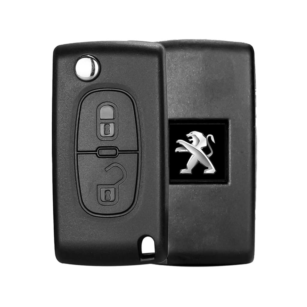 Chave Canivete Peugeot 307 308 407 3008 Capa Oca 2 Botões