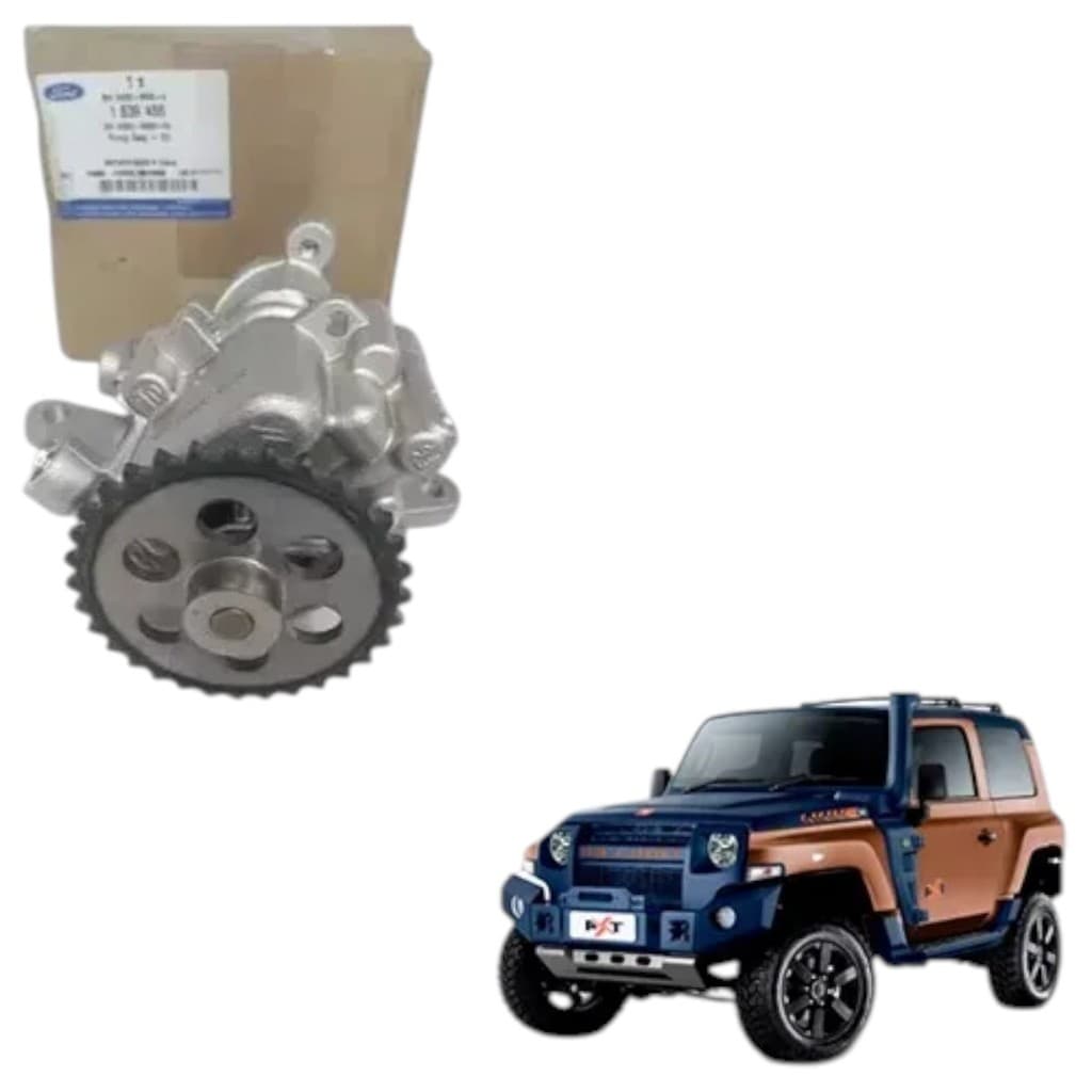 Bomba De Óleo Do Motor 5cc 3.2 Troller T4 / Tx4 - 14/21 Orig-BK2Q6600CA