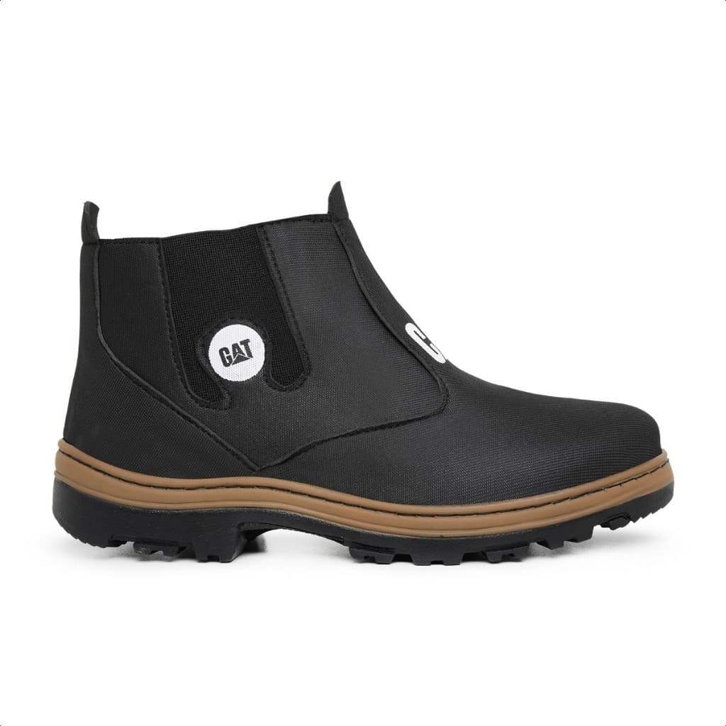 Botina Masculina Bota Com Elástico Resistente Reforçada Trabalho