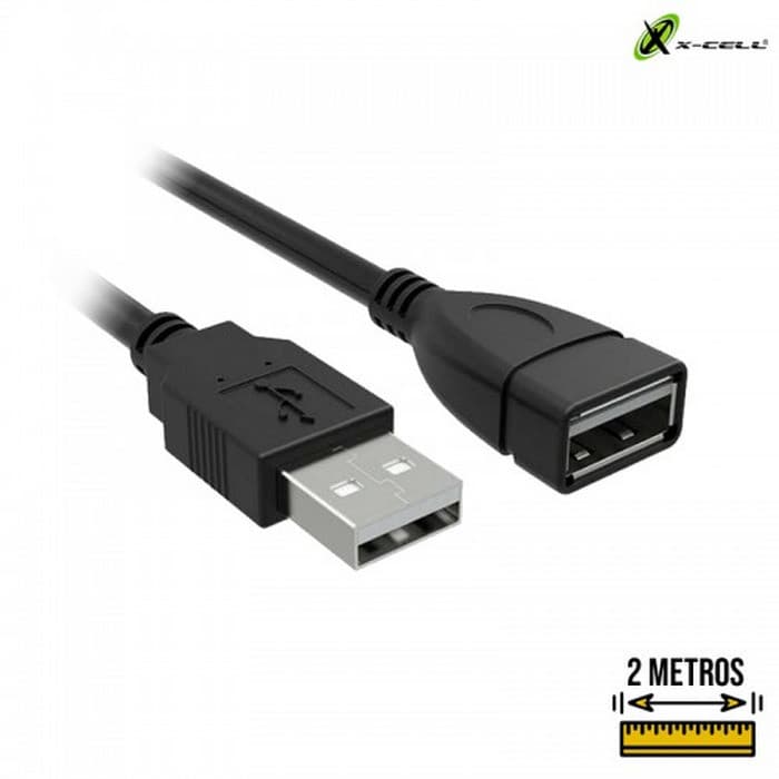 Cabo Extensor USB 2m XC-M/F-2M X-Cell