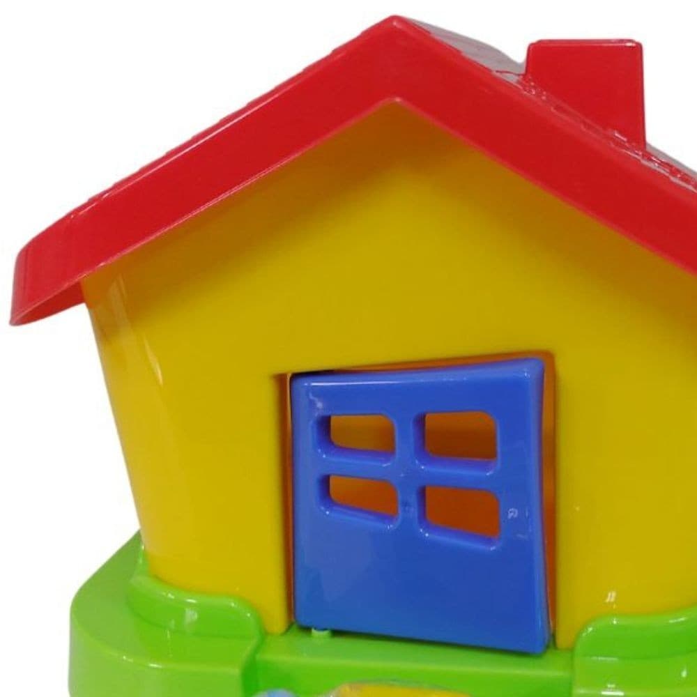 Casinha Kids Didática Com Formas Geométricas De Encaixe