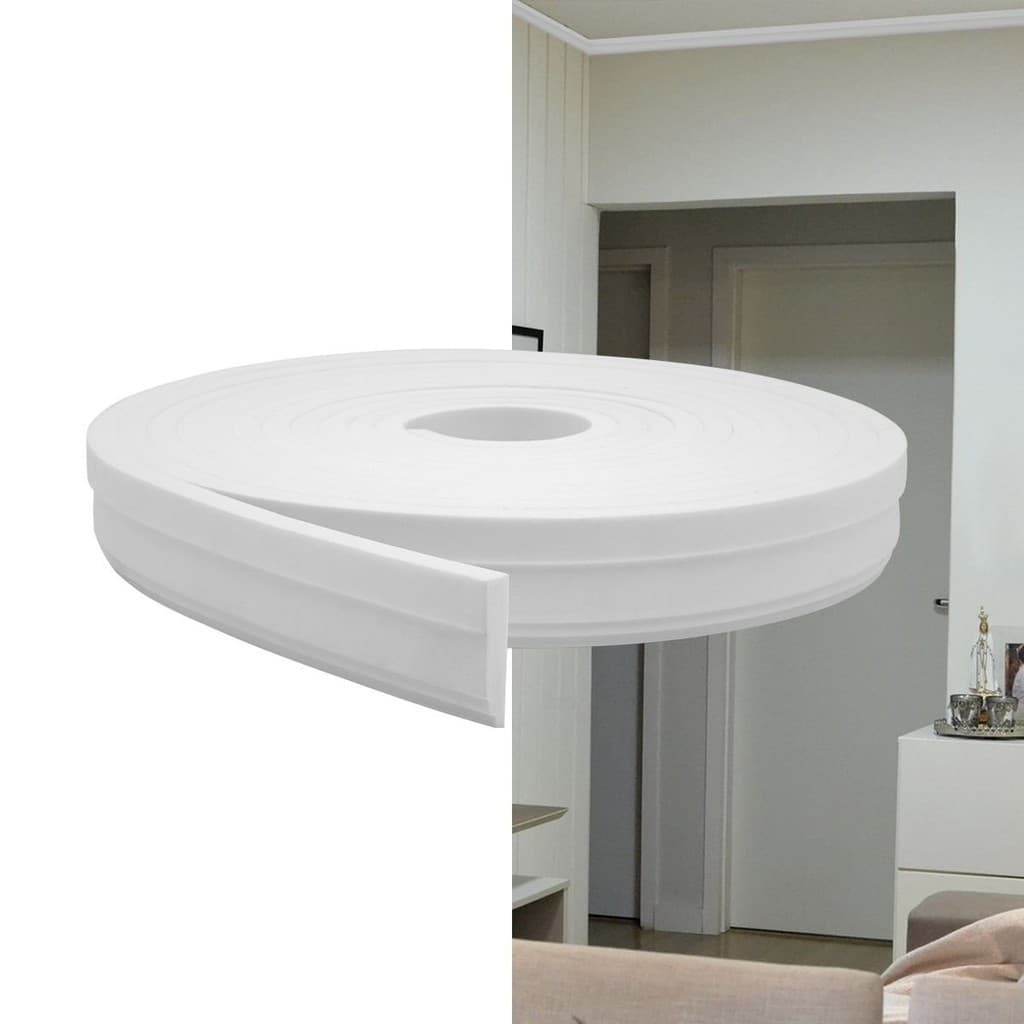 Rodateto Moldura EVA Autocolante Flexível 5cm Rt34 5 Metros