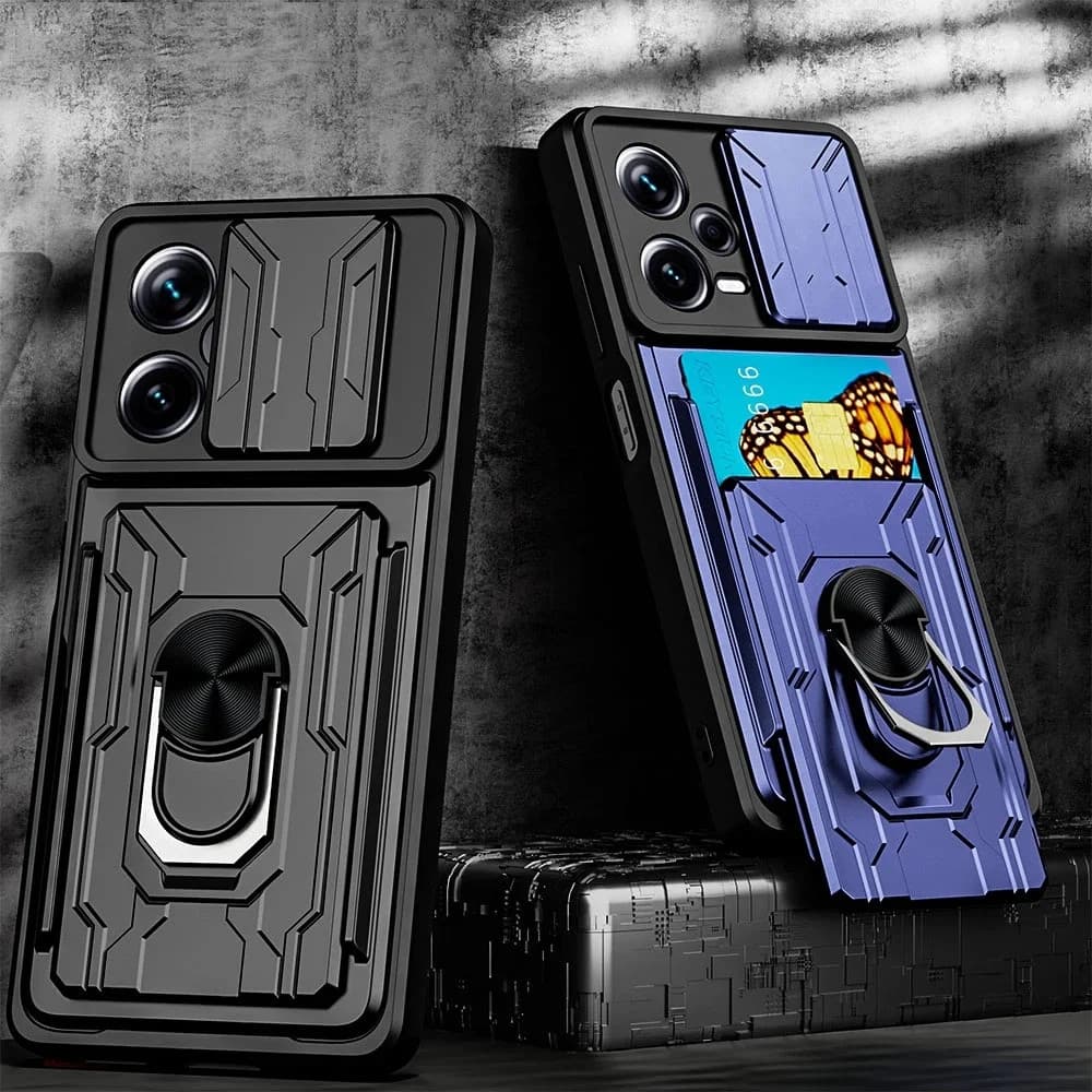 slot Para Cartão Câmera Proteger Caso Motorola Edge 70 60 50 Fusion G56 G86 G15 G35 G55 G85 Capa híbrida para anel Armor