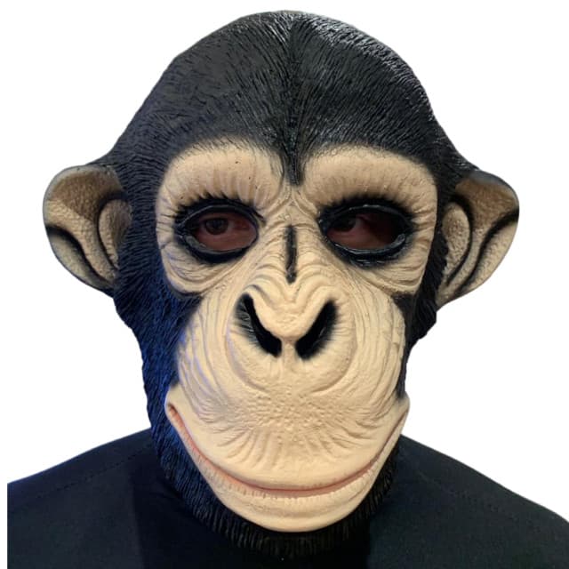 Máscara Macaco Chimpanzé Halloween Carnaval Fantasia Teatro Terror Assustador Dia das Bruxas Zumbi Cosplay Horror