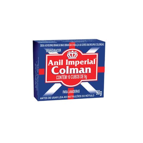 Anil Colman Imperial Caixa Com 10 Cubos 9g Branqueador para lavadeiras