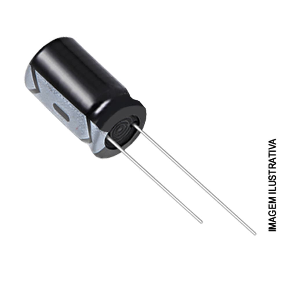 Capacitor Eletrolítico 33uf 400V 105° 13x21mm Kit C/10 Peças Tozz Alta Tensão