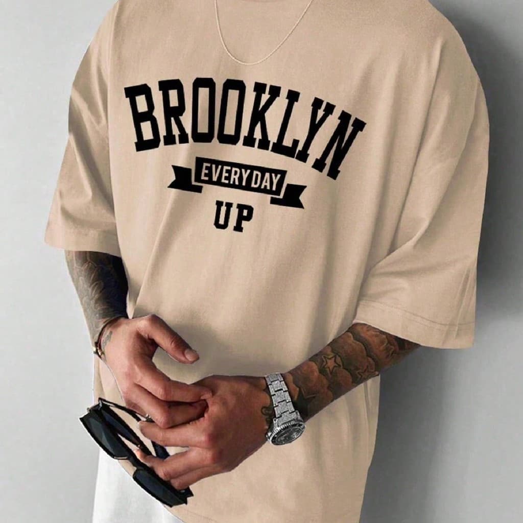 Camiseta Masculina Brooklyn Every Day Up Tumblr  Camisa Premium Streetwear Algodão Super Promoção